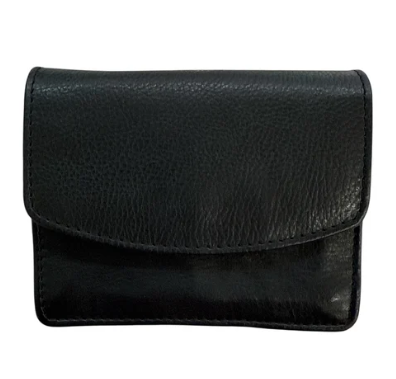 RUGGED HIDE WALLET VALERIE-BLACK