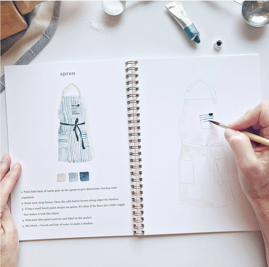 Emily Lex Studio Baking Watercolour Workbook