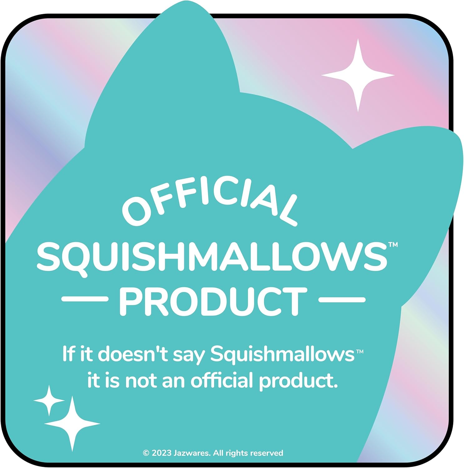 SQUISHMALLOWS LARGE PLUSH 16" DAXXON-PURPLE
