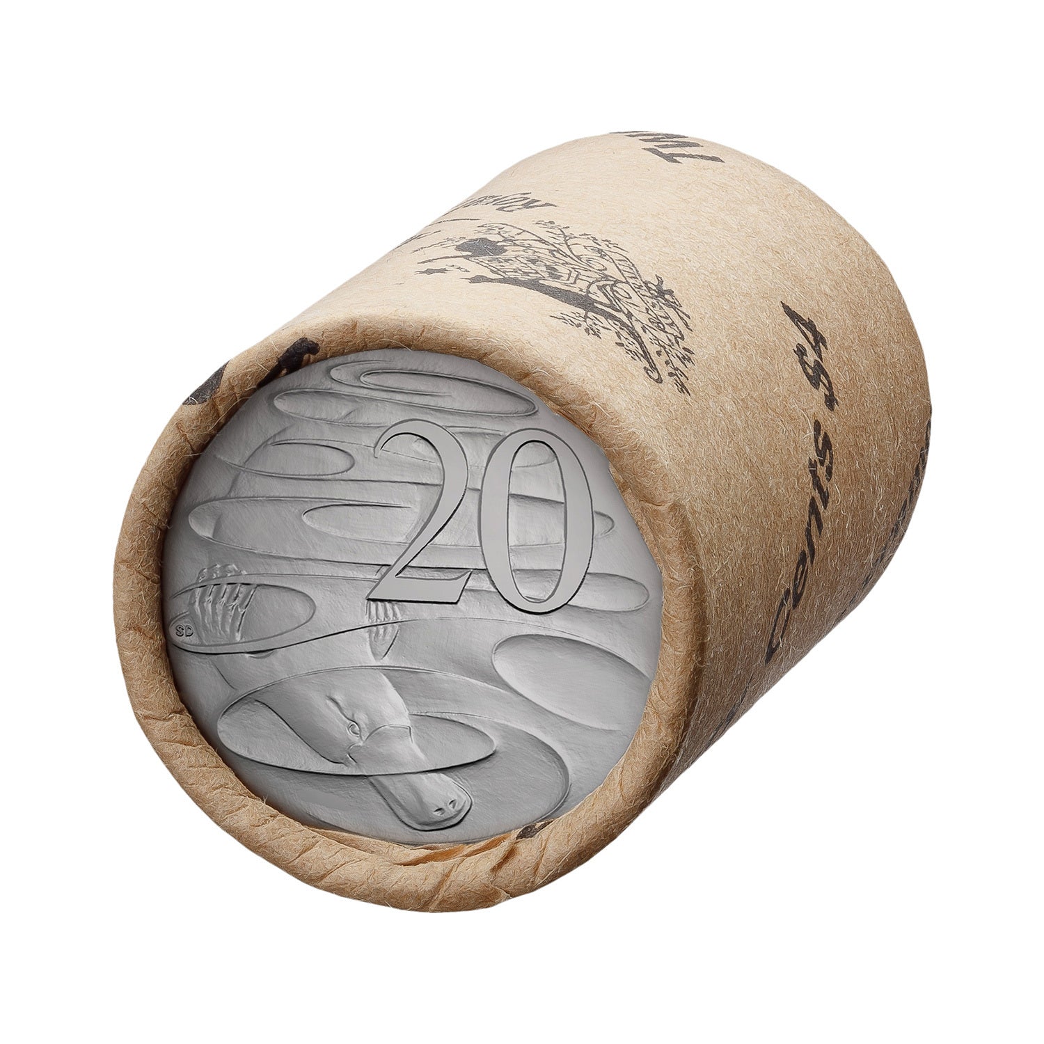 ROYAL AUSTRALIAN MINT COIN ROLLED NON PREMIUM 20C 2024 CIRC