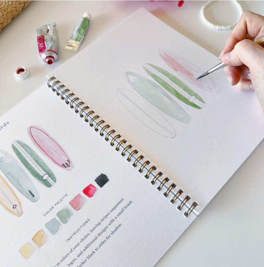 EMILY LEX STUDIO - WATERCOLOUR WORKBOOK - TROPICAL