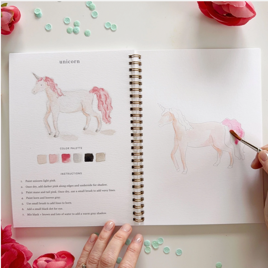 EMILY LEX STUDIO - WATERCOLOUR WORKBOOK - FAIRYTALE