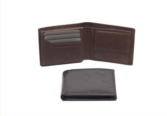 Rugged Hide Bruce - Mens wallet - Brown