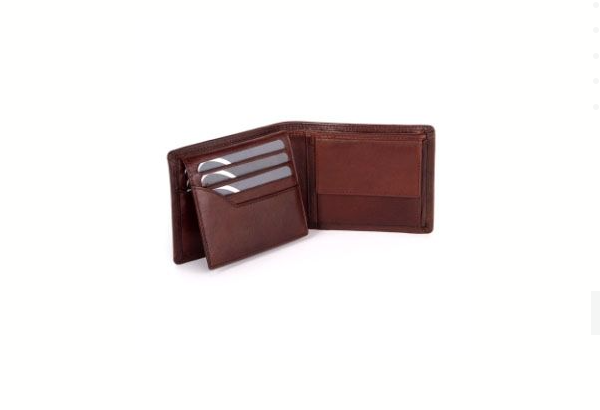 Rugged Hide Bruce - Mens wallet - Brown