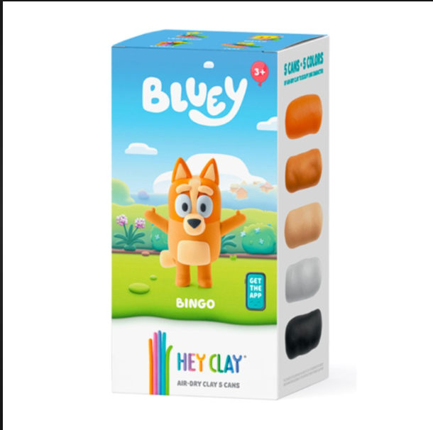 Hey Clay Bingo Single Character