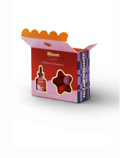 Bloom - Wild Rose & Blackberry Felt Air Freshener