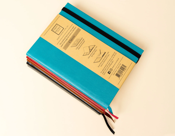 CLASSIC PAPER SAVER REUSABLE NOTEBOOK- OCEAN TEAL