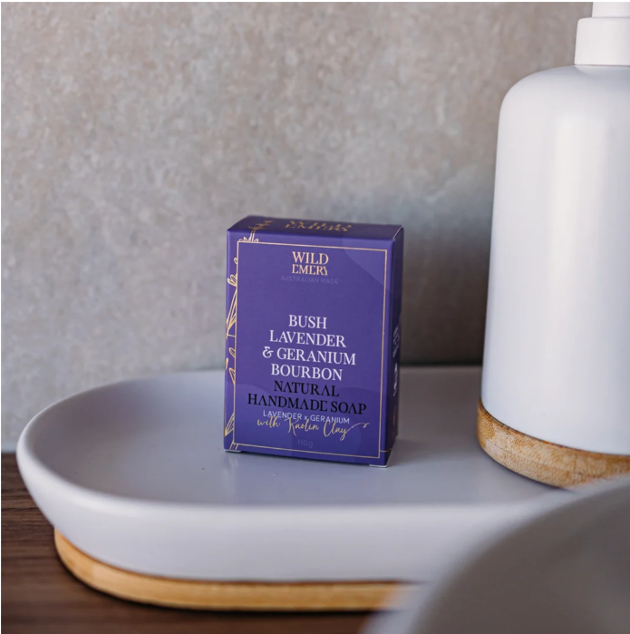 Wild Emery Handmade Soap - Bush Lavender & Geranium