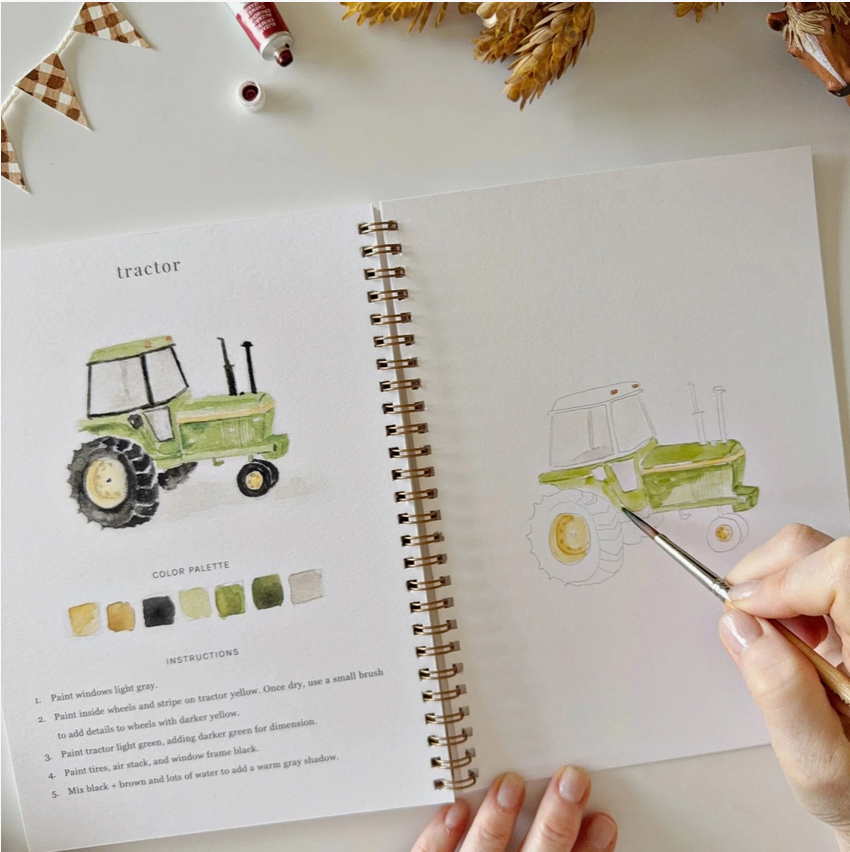 Emily Lex Studio Farm Watercolour Workbook