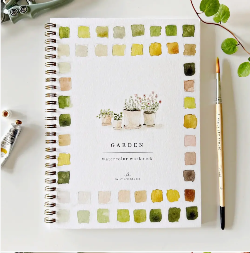 Emily Lex Studio Garden Watercolour Workbook