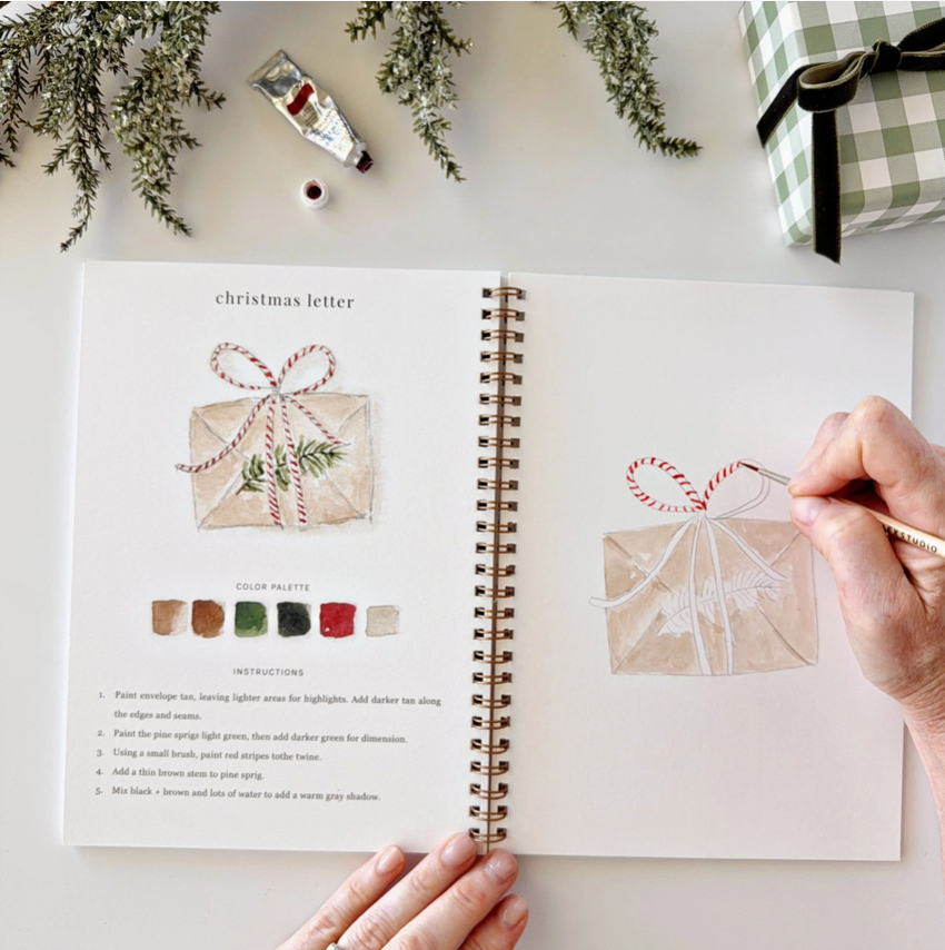 Emily Lex Studio Classic Christmas Watercolour Workbook