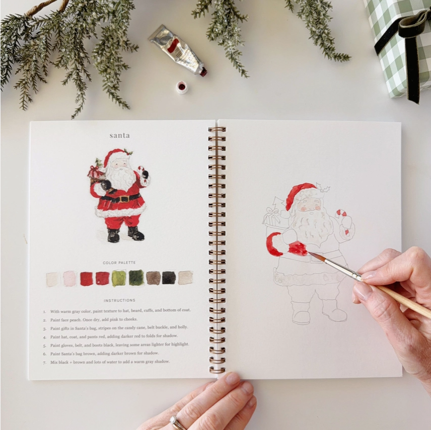 Emily Lex Studio Classic Christmas Watercolour Workbook