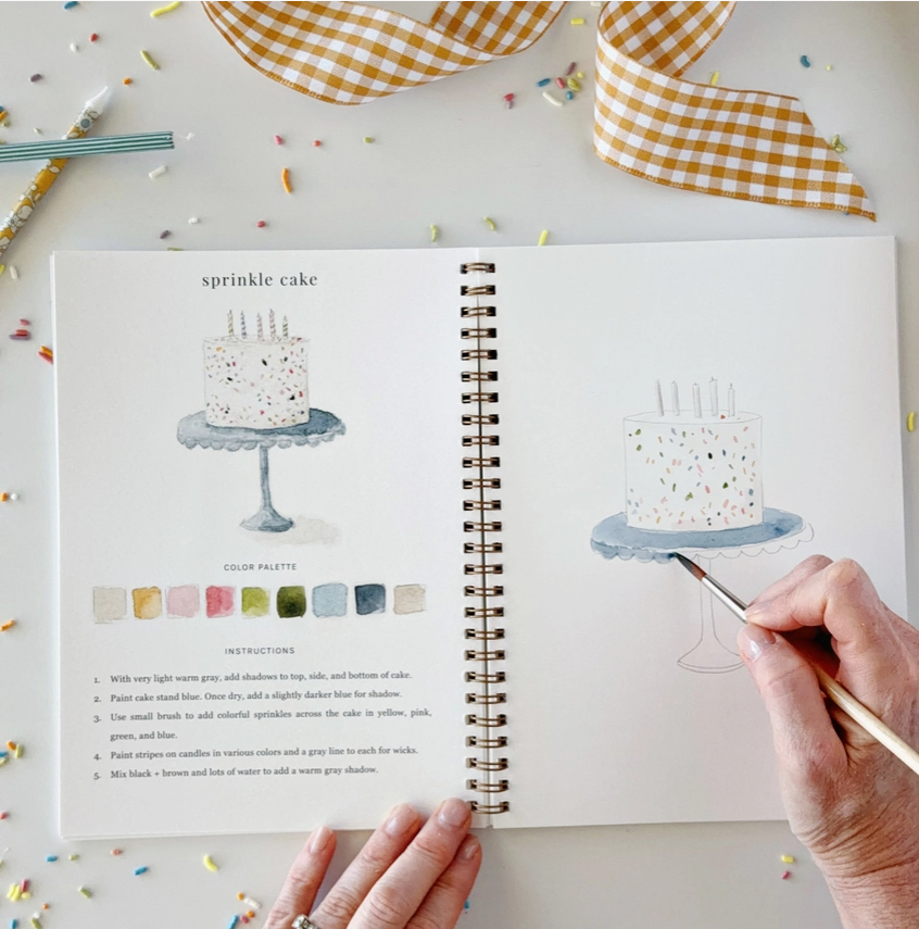 Emily Lex Studio Celebrate Watercolour Workbook