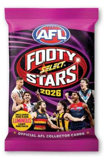 SELECT 2026 AFL FOOTY STARS BOOSTER PACK