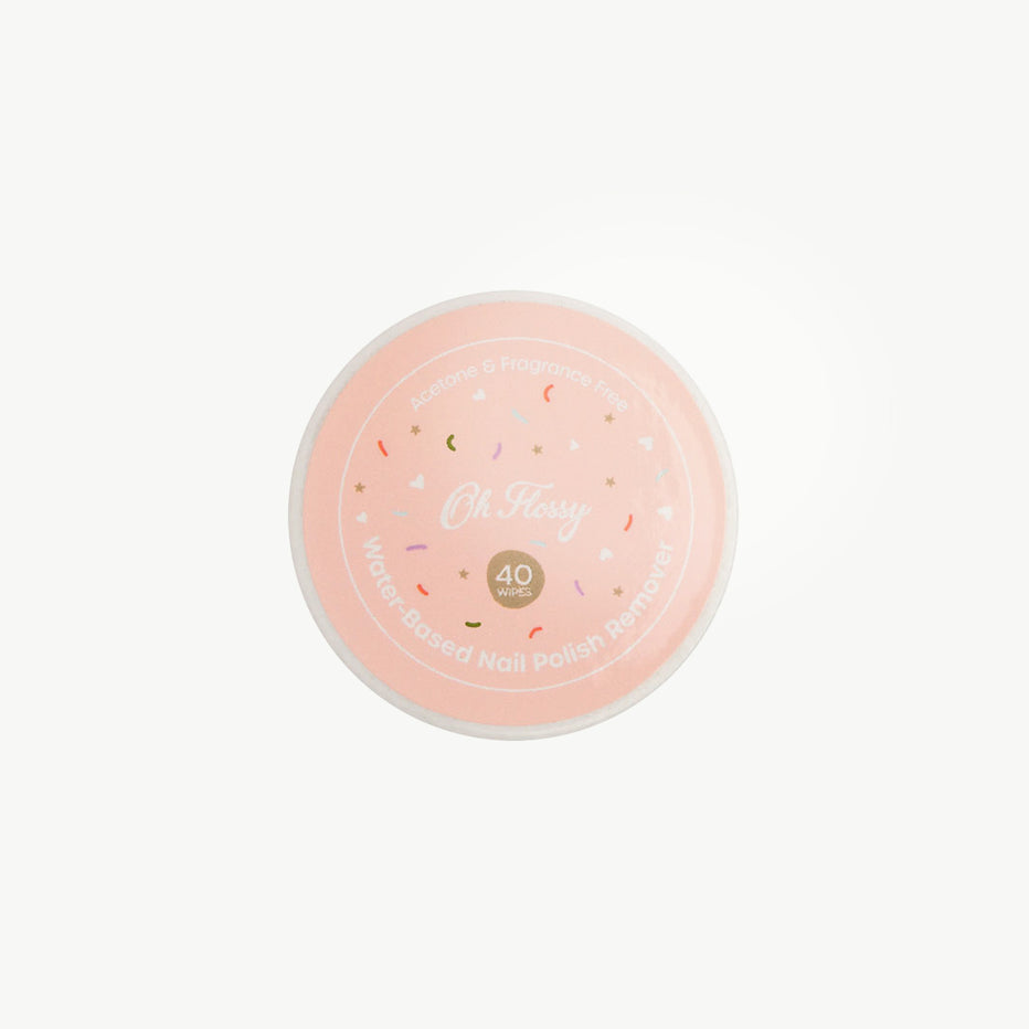 OH FLOSSY WATER BASED NAIL POLISH REMOVER WIPES