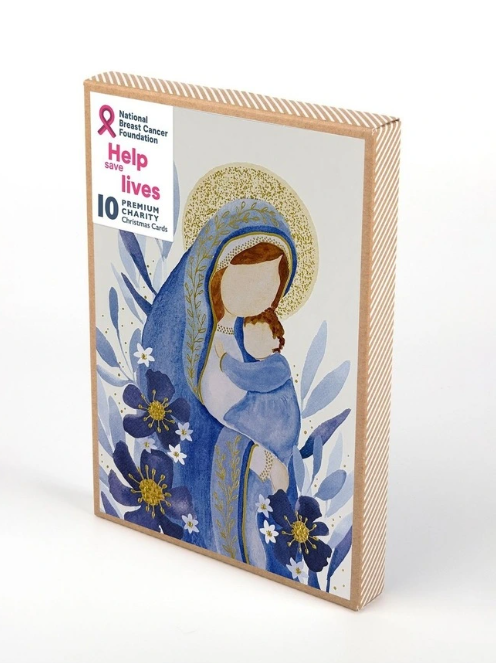 National Breast Cancer Foundation Charity Christmas Cards MADONNA AND CHILD