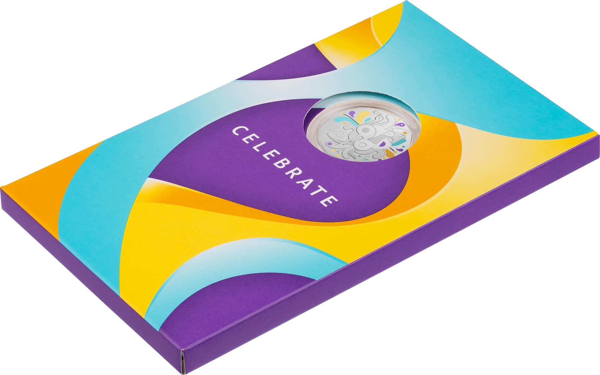 ROYAL AUSTRALIAN MINT CELEBRATIONS 2025 50c COLOURED UNCIRCULATED COIN