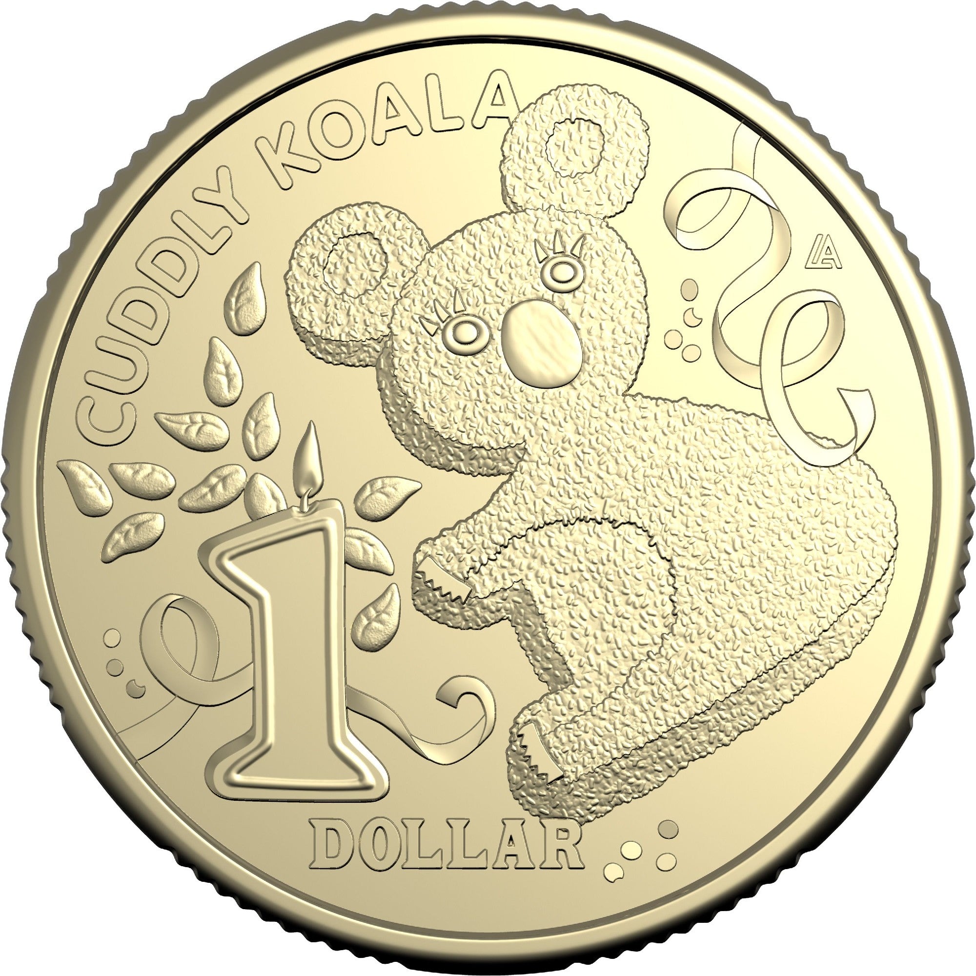ROYAL AUSTRALIAN MINT 2025 $1 ALBR UNCIRCULATED COIN-CUDDLY KOALA