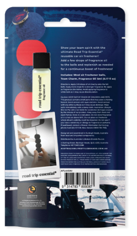 SMELLY BALLS AFL MELBOURNE REUSABLE AIR FRESHNER