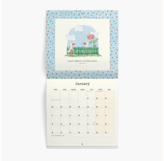 2027 Twigseeds Wall Calendar