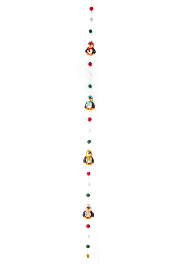 CHRISTMAS MOBILE - PENGUIN PARTY