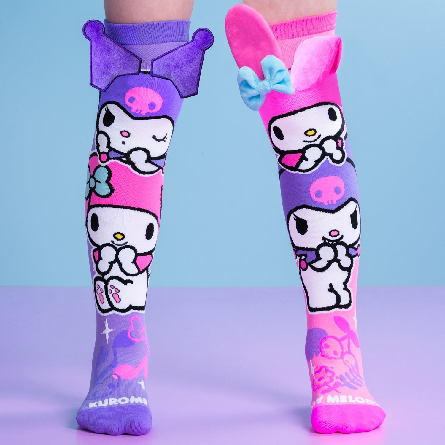 MADMIA KUROMI & MY MELODY SOCKS