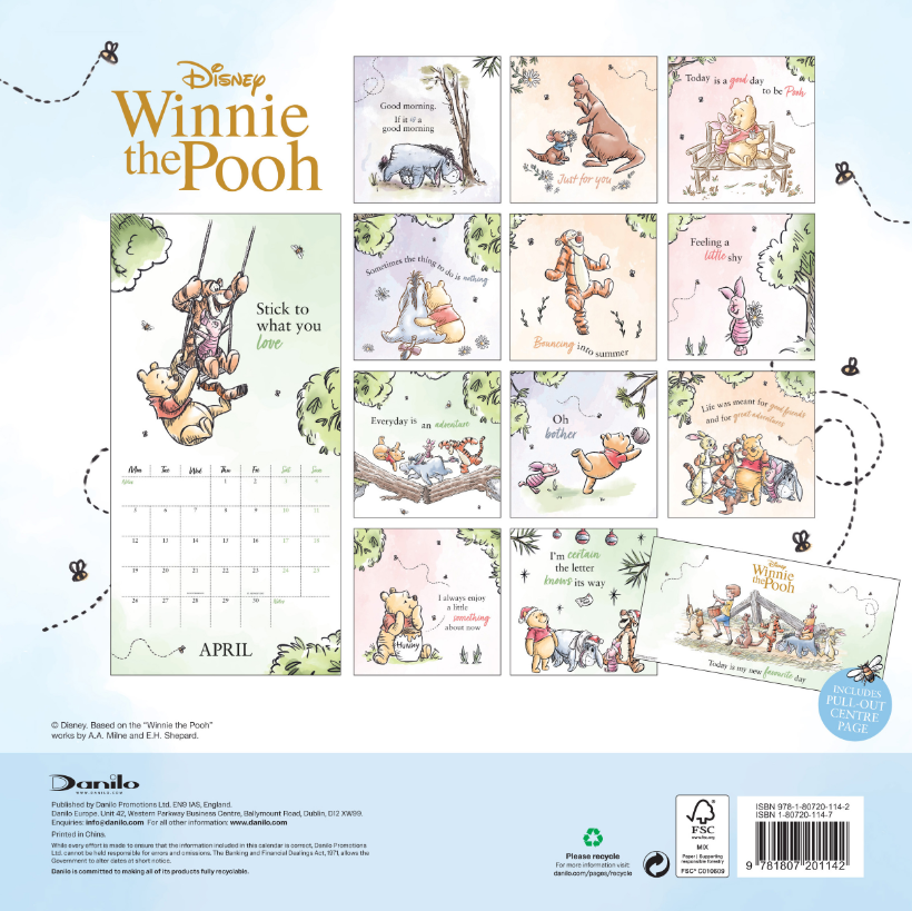 Winnie The Pooh 2027 Square