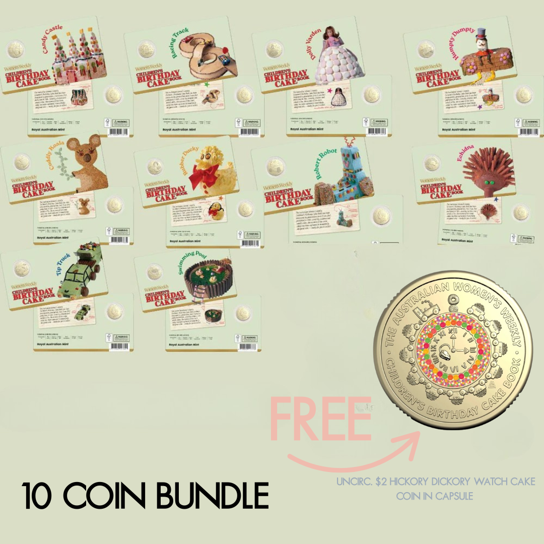 AWW Birthday Cake 10 coin bundle