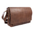 RUGGED HIDE LITHGOW SATCHEL-BROWN 