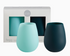 Porter Green Mist + Ink | Fegg | Silicone Unbreakable Glasses | Grey matte 