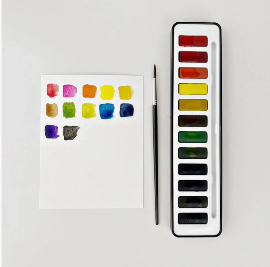 Emily Lex watercolor paint set 12 coloUrs 
