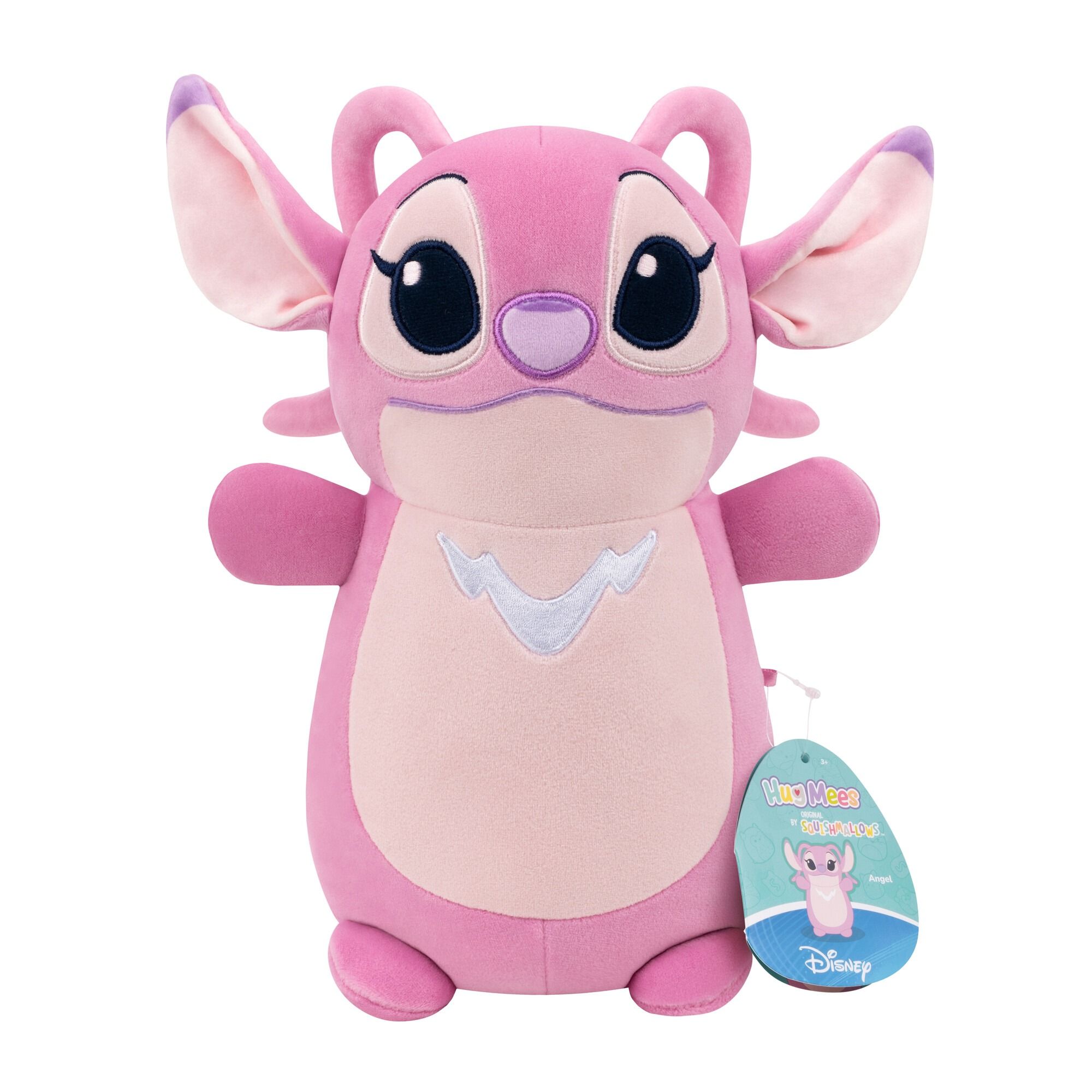 Squishmallows HugMees Disney Stitch Angel 10" Plush 