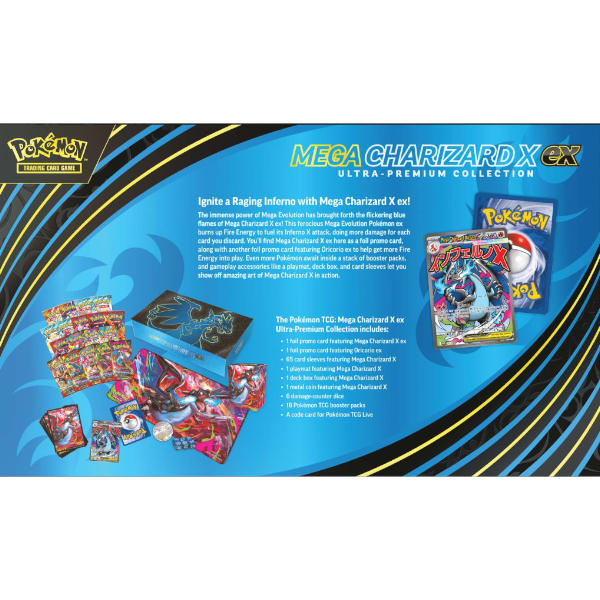 Pokemon TCG: Mega Charizard X ex Ultra Premium Collection 