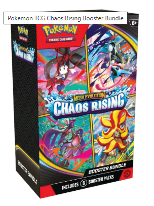 Pokemon TCG Mega Evolutions 4 Chaos Rising Booster Bundle 