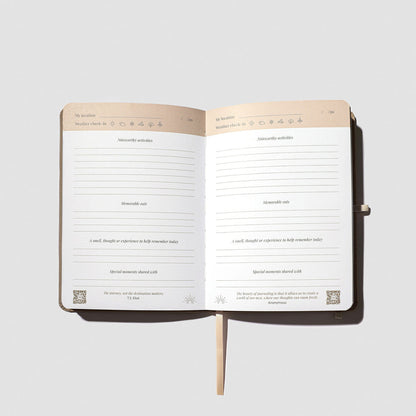 JOURNALFY TRAVEL JOURNAL (FOREST GREEN)