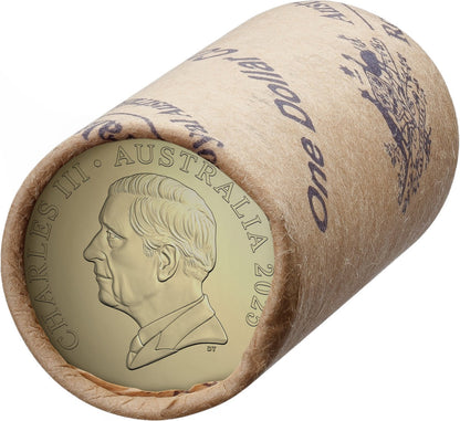 ROYAL AUSTRALIAN MINT 2025 $1 CIRCULATED NON-PREMIUM COIN ROLL