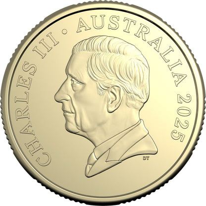 ROYAL AUSTRALIAN MINT 2025 $1 CIRCULATED NON-PREMIUM COIN ROLL