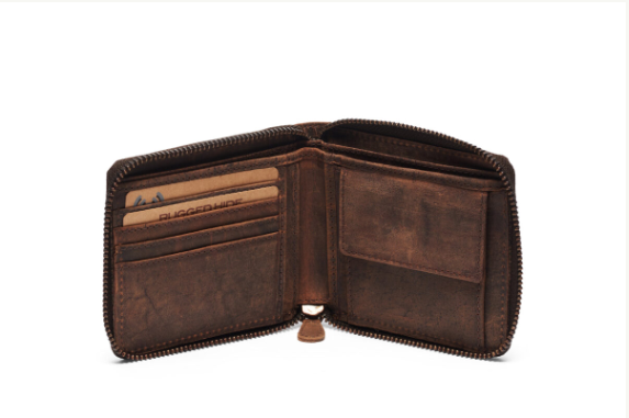 Rugged Hide Bobby - Mens Wallet - Brown