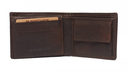 Rugged Hide Jesse - Man Wallet - Brown