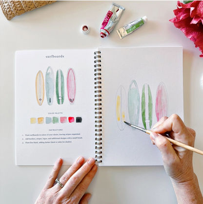 EMILY LEX STUDIO - WATERCOLOUR WORKBOOK - TROPICAL