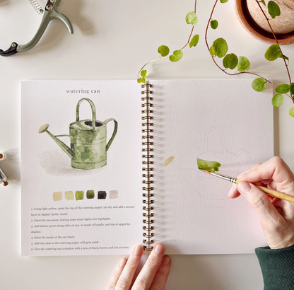 EMILY LEX STUDIO - WATERCOLOUR WORKBOOK - GARDEN