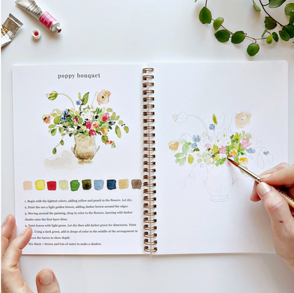 EMILY LEX STUDIO - WATERCOLOUR WORKBOOK - BOUQUETS