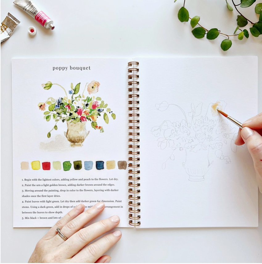 EMILY LEX STUDIO - WATERCOLOUR WORKBOOK - BOUQUETS