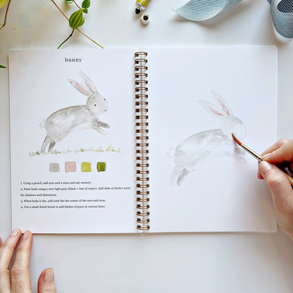 EMILY LEX STUDIO - WATERCOLOUR WORKBOOK - ANIMALS