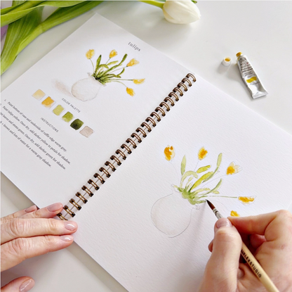 EMILY LEX STUDIO WATER COLOUR WORK BOOK - SPRING