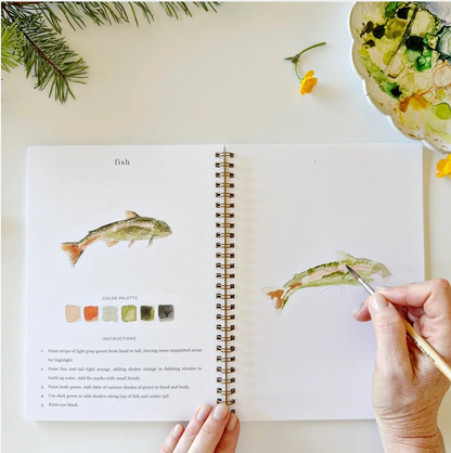 EMILY LEX STUDIO - WATERCOLOUR WORKBOOK - CAMPING