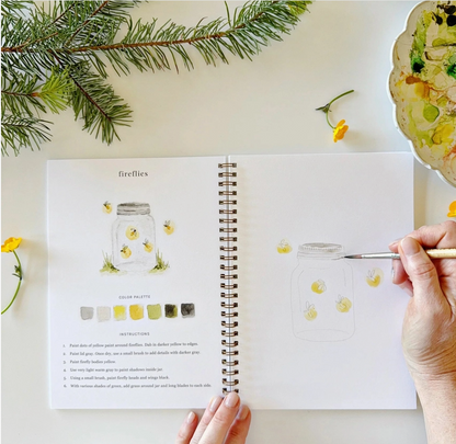 EMILY LEX STUDIO - WATERCOLOUR WORKBOOK - CAMPING