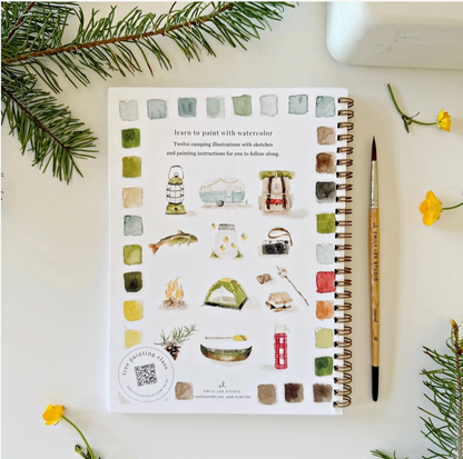 EMILY LEX STUDIO - WATERCOLOUR WORKBOOK - CAMPING