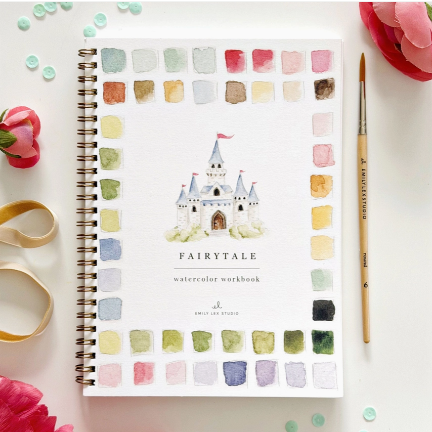 EMILY LEX STUDIO - WATERCOLOUR WORKBOOK - FAIRYTALE