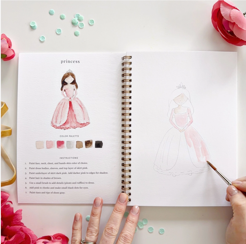 EMILY LEX STUDIO - WATERCOLOUR WORKBOOK - FAIRYTALE